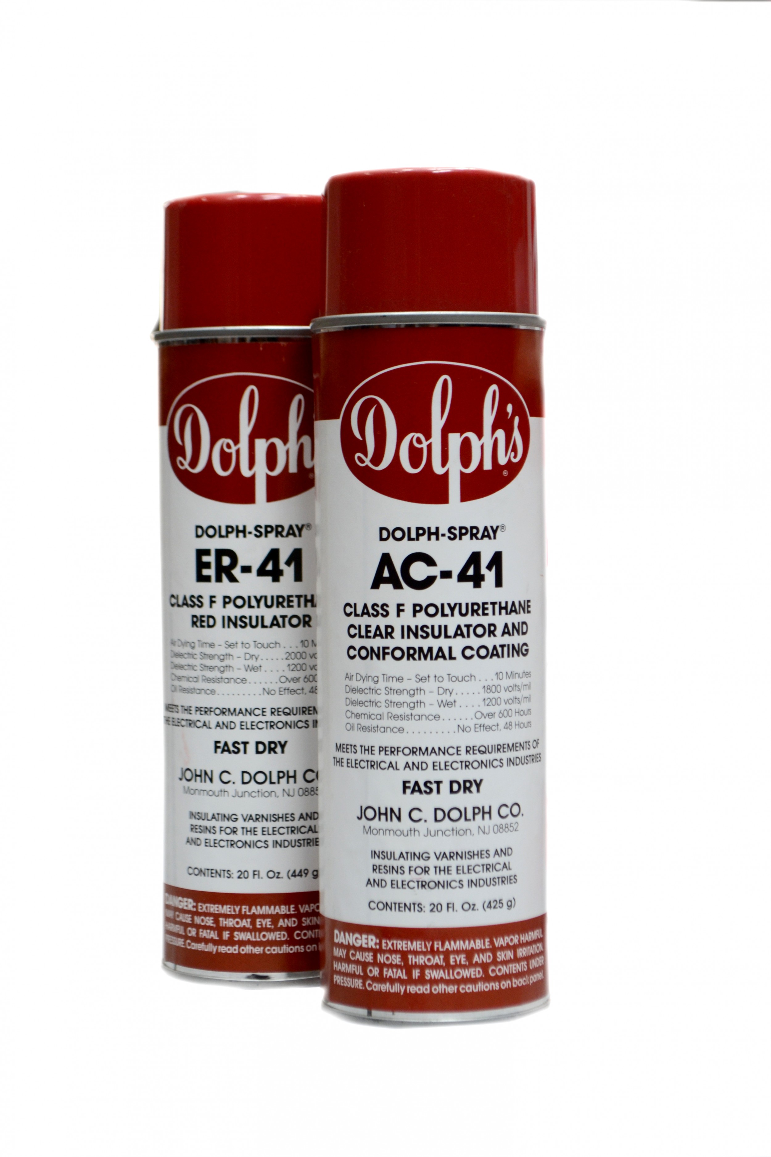 DOLPH-SPRAY ER-41 Red Air-Drying Polyurethane Varnish 155°C, red, aerosal SPRAY can